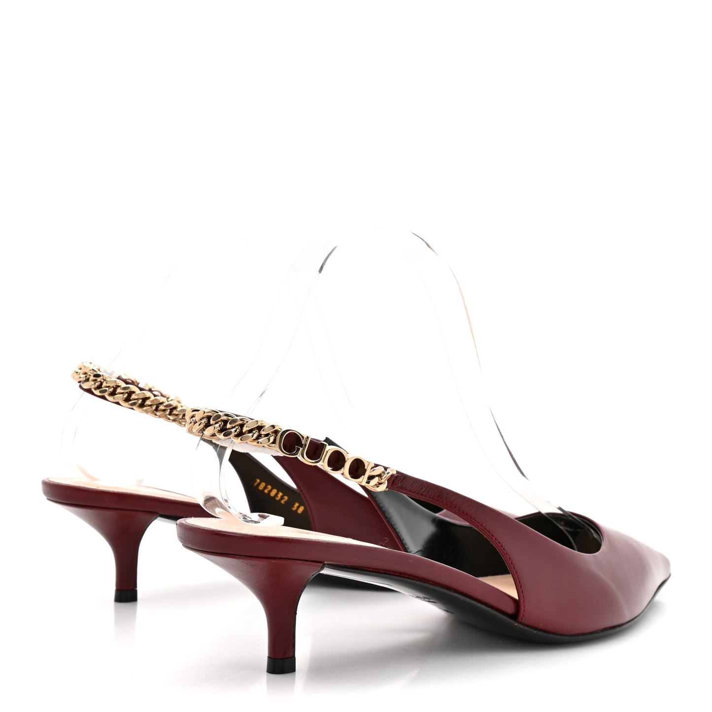 Malaga Kid Nappa Charlotte Signoria 35mm Slingback Pumps 38 Rosso Ancora