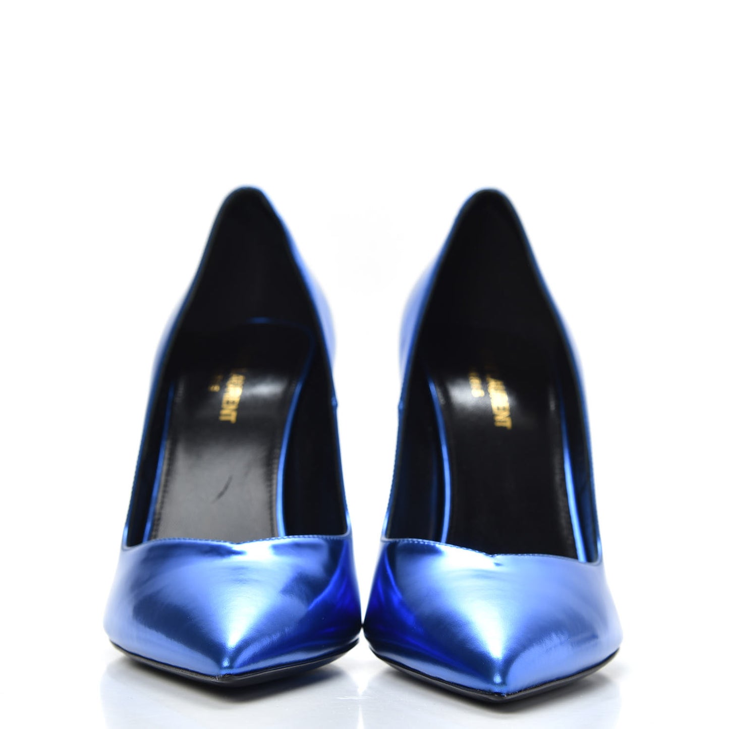 Calfskin Kiki 100 Pumps 39 Bleu Roy