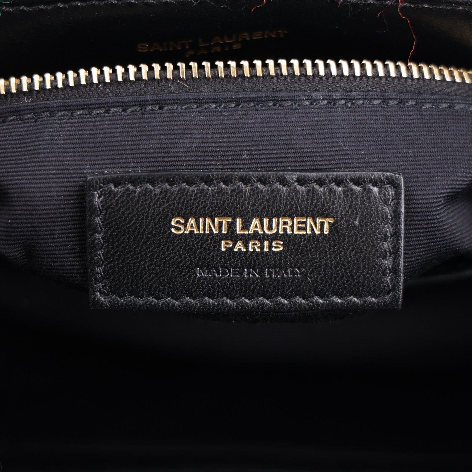Saint Laurent Tweed Toy Loulou Shoulder Bag Black 8 of 11