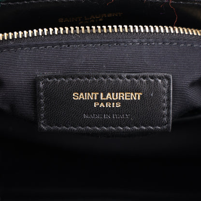 Saint Laurent Tweed Toy Loulou Shoulder Bag Black 8 of 11
