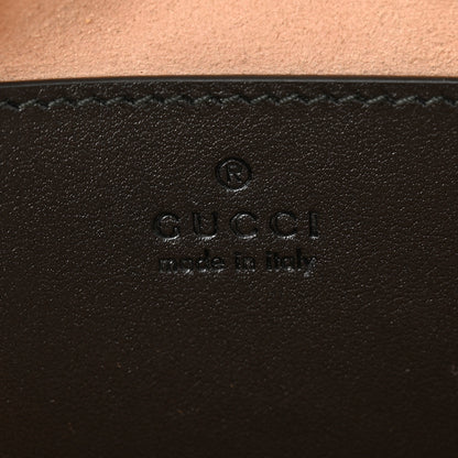 Gucci Calfskin Matelasse Aria Small GG Marmont Chain Shoulder Bag Black 6 of 12