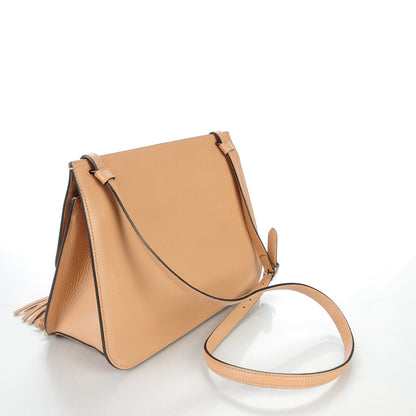 Gucci Cellarius Calfskin Medium Bamboo Daily Flap Shoulder Bag Camelia 4 of 7