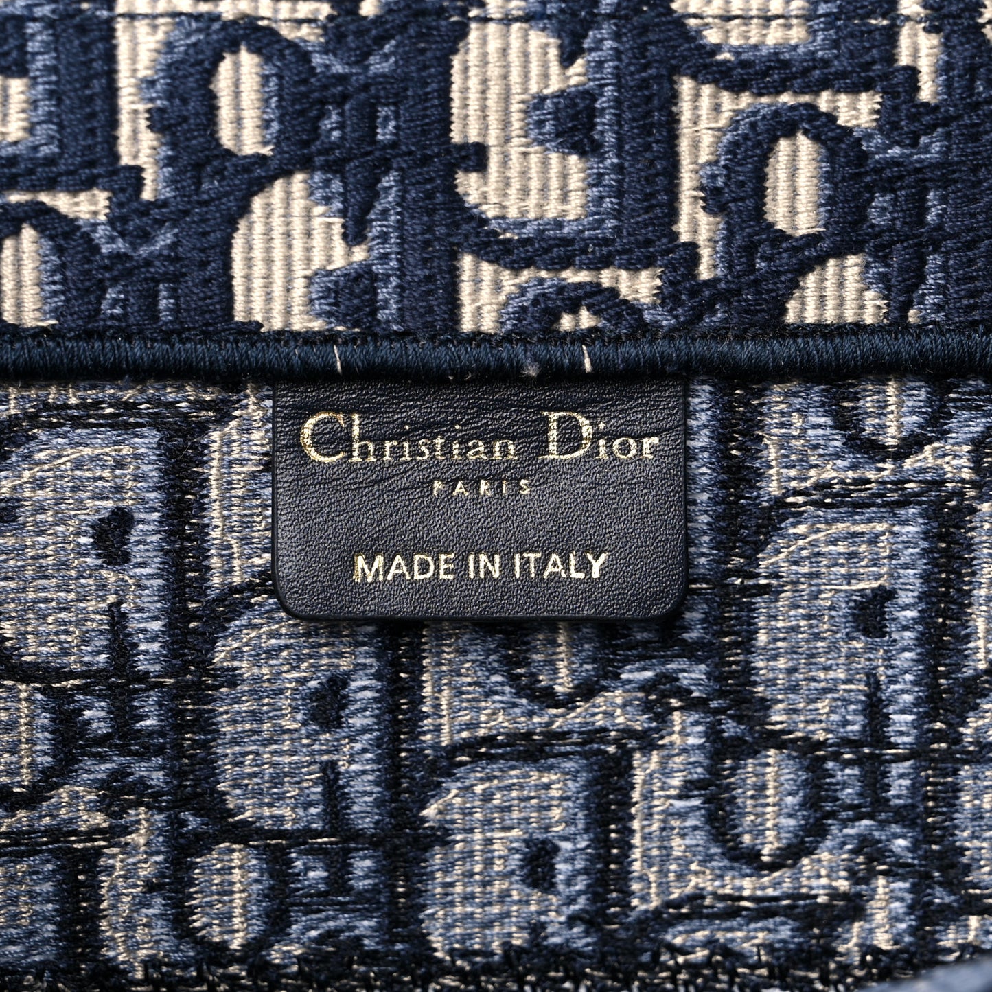 Oblique Medium Book Tote Blue Multicolor