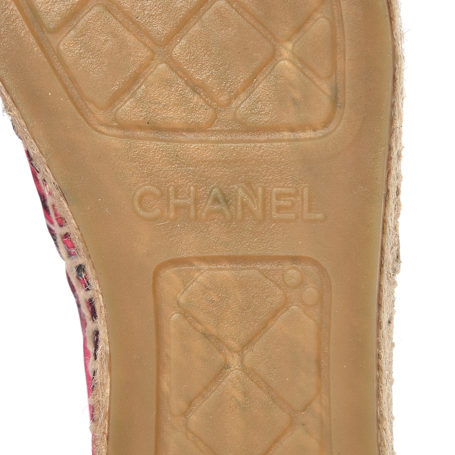 Chanel Fabric Patent CC Espadrilles 36 Multicolor Black 9 of 10