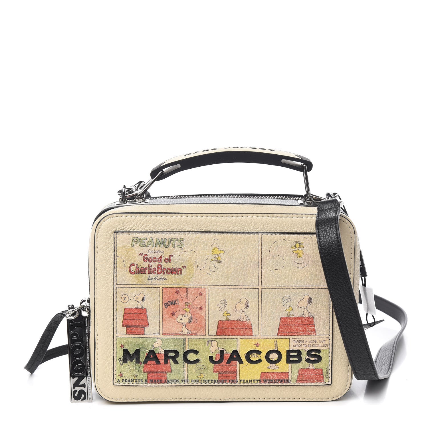 Marc Jacobs X Peanuts Calfskin The Box Crossbody Multicolor 1 of 12