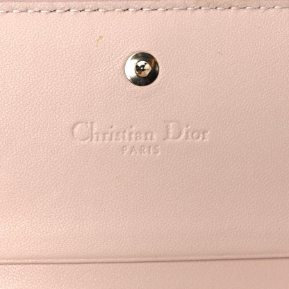 Christian Dior Lambskin Cannage Mini Lady Dior Wallet Aesthetic Beige 6 of 7