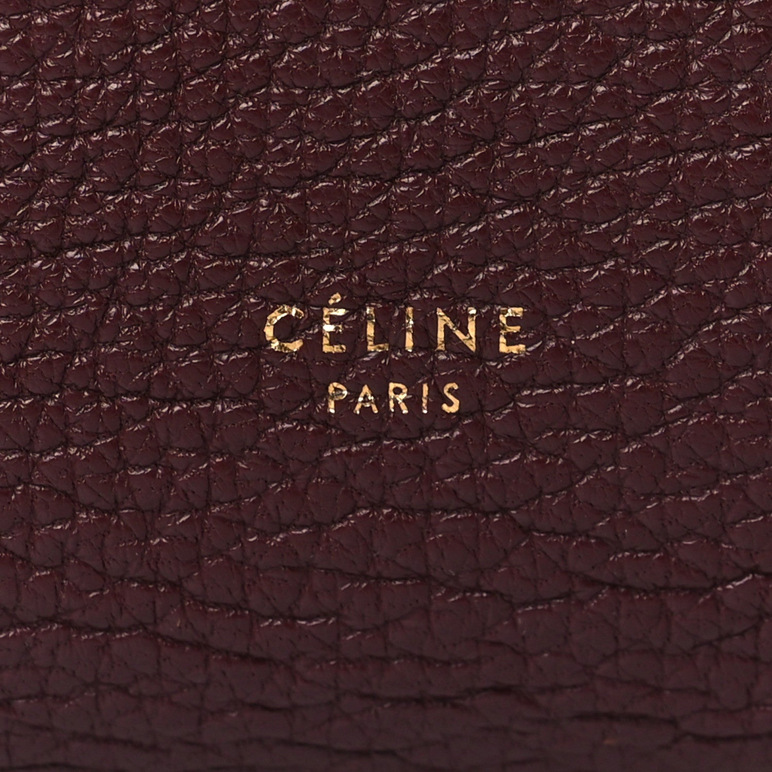 Celine Goatskin Smooth Calfskin Mini Belt Bag Burgundy 6 of 7