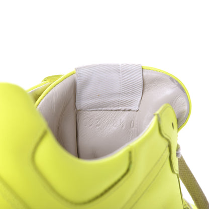 Gucci Calfskin Mens Rhyton Sneakers 8.5 Yellow Fluo 9 of 10