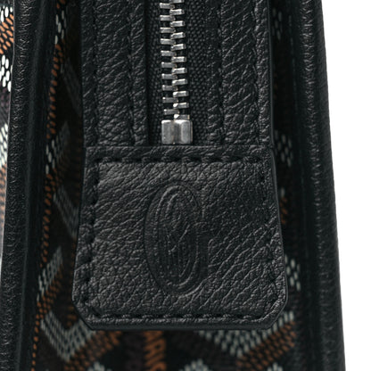 Goyard Goyardine Jouvence MM Toiletry Pouch Black 6 of 8