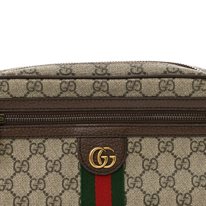 Gucci Soft GG Supreme Monogram Medium Ophidia Belt Bag Dark Brown 8 of 10