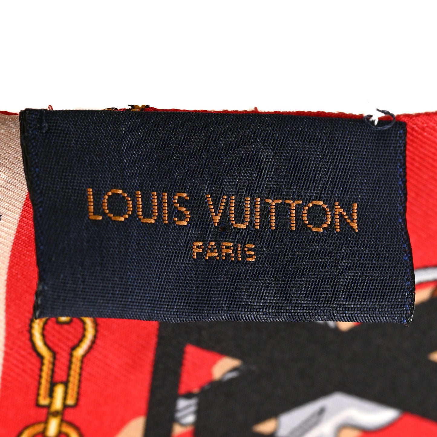 Silk Monogram Tribute To Bandeau Red