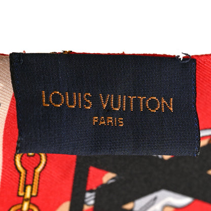 Louis Vuitton Silk Monogram Tribute To Bandeau Red 3 of 3