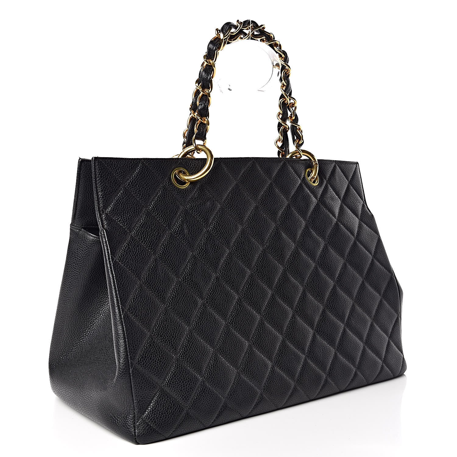 Chanel Caviar Quilted Timeless CC Tote Black 3 of 13