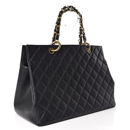 Chanel Caviar Quilted Timeless CC Tote Black 3 of 13