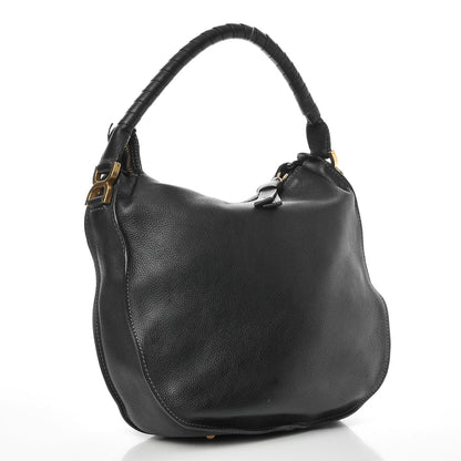 Chloe Calfskin Medium Marcie Hobo Black 3 of 11