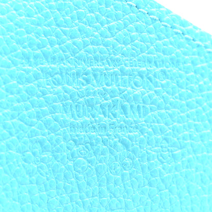 Louis Vuitton LV X TM Monogram Multicolor Criss-Cross Card Holder Kabira Blue Rose 6 of 6