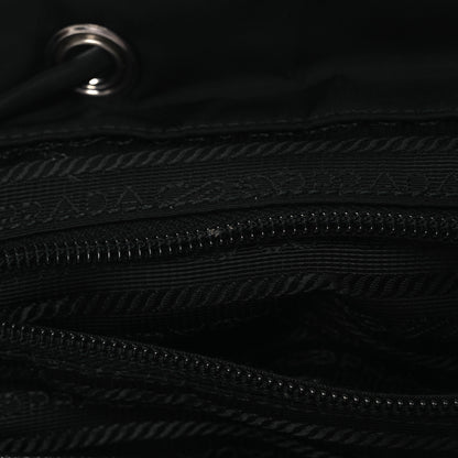 Prada Tessuto Nylon Saffiano Medium Backpack Black 13 of 13