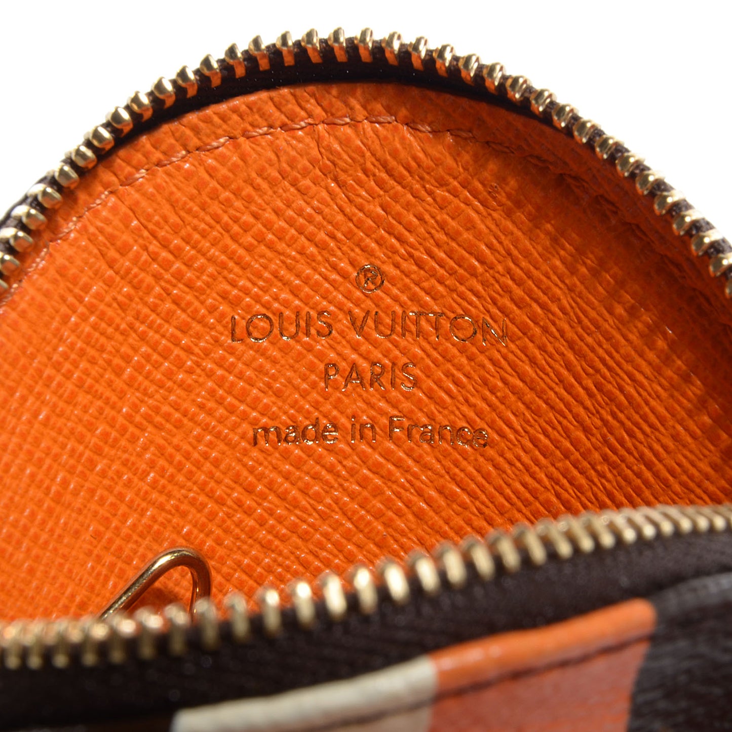 Monogram Groom Round Coin Purse