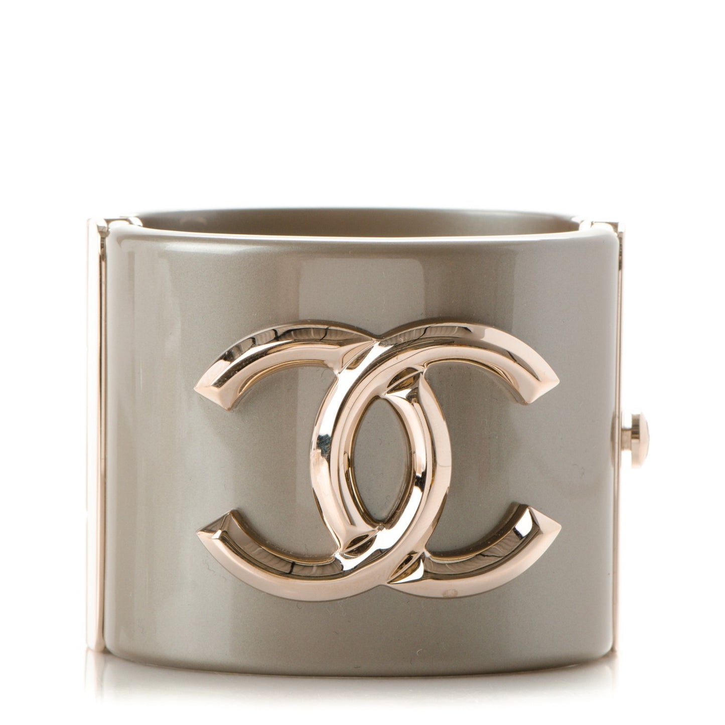 Resin CC Cuff Gold Pearly White