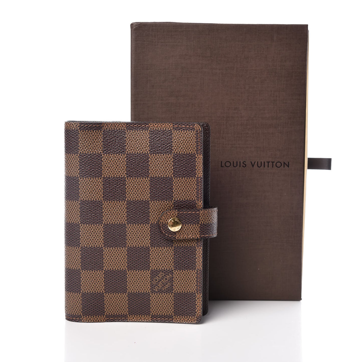 Damier Ebene Small Ring Agenda Cover
