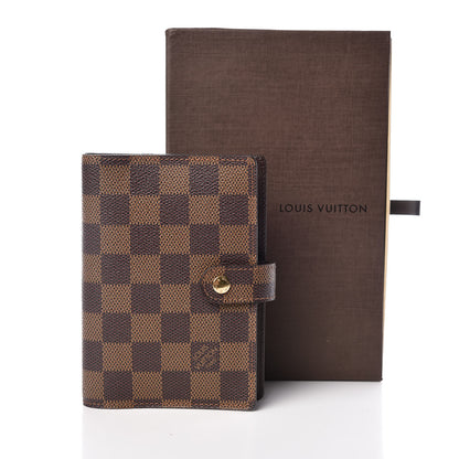 Louis Vuitton Damier Ebene Small Ring Agenda Cover 7 of 7