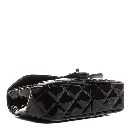 Chanel Patent Quilted Small Coco Shine Flap Black 4 of 9