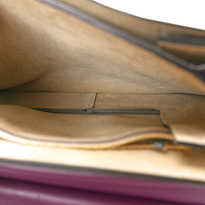 Chloe Calfskin Suede Medium Faye Shoulder Bag Intense Violine 5 of 11