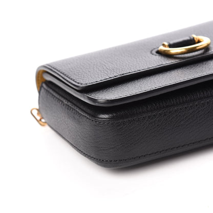 Burberry Goatskin Mini Hayes D-Ring Crossbody Bag Black 6 of 8