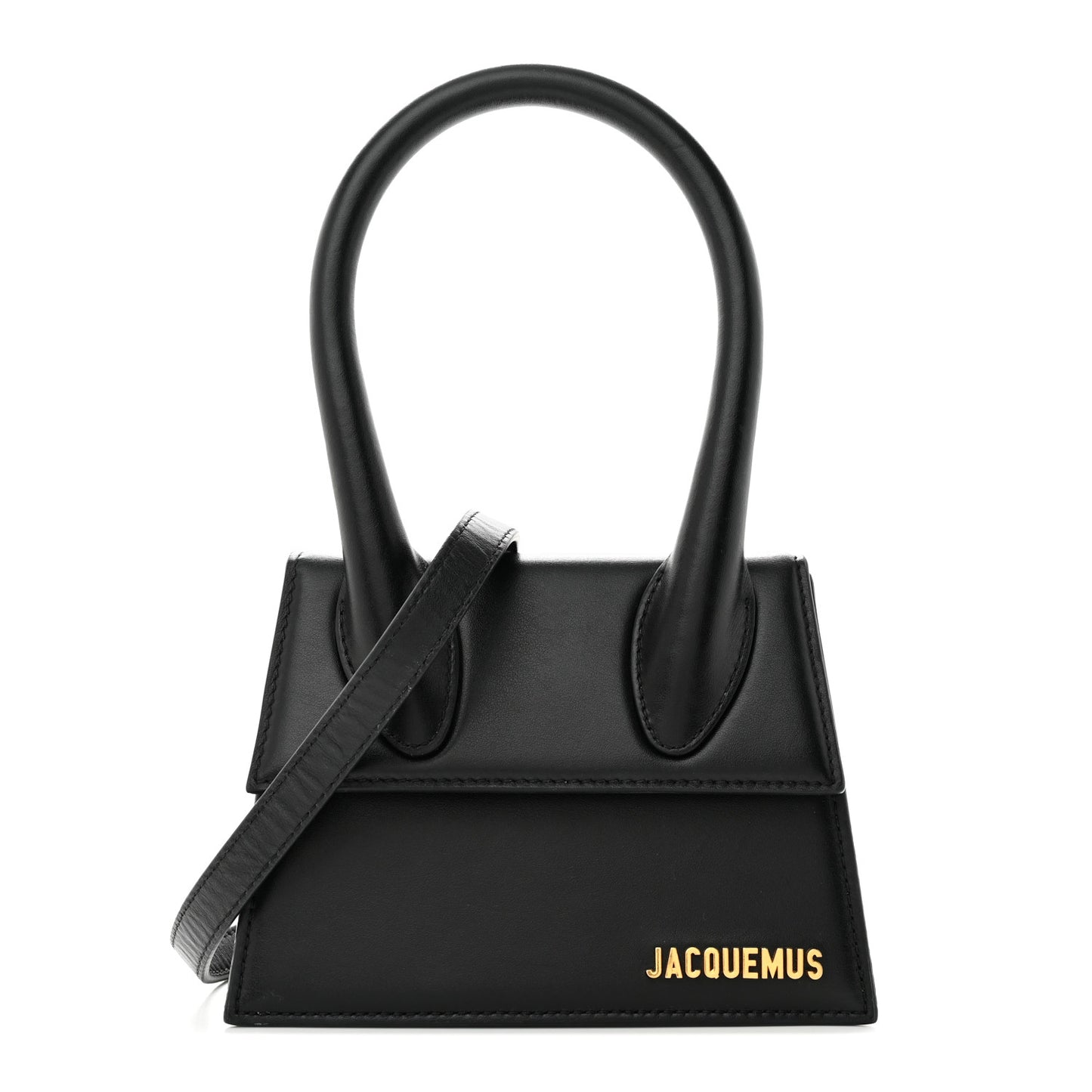 Smooth Calfskin Le Chiquito Moyen Black