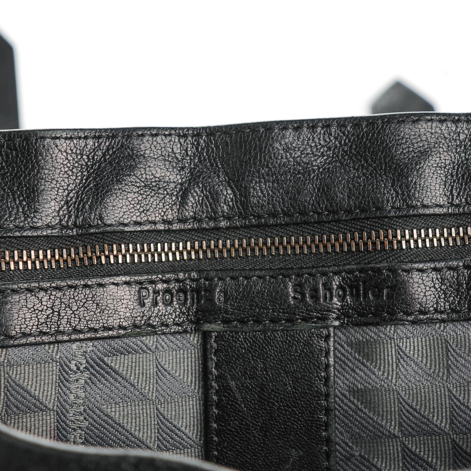 Proenza Schouler Lambskin Large PS1 Satchel Black 6 of 10