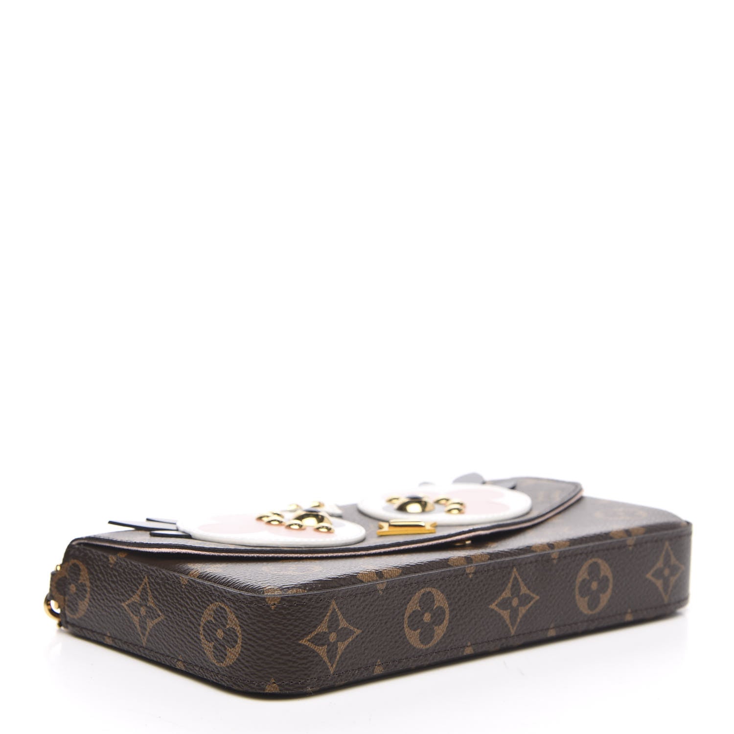 Louis Vuitton Monogram Lovely Birds Pochette Felicie Chain Wallet 4 of 15