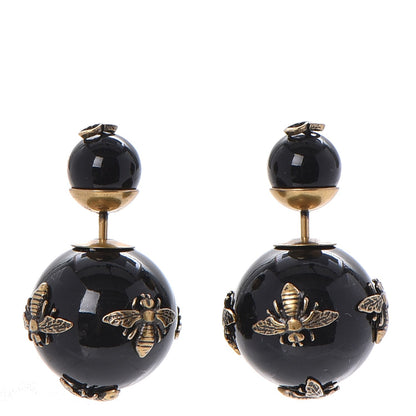 Christian Dior Mise En Dior Tribal Bee Earrings Black 1 of 6