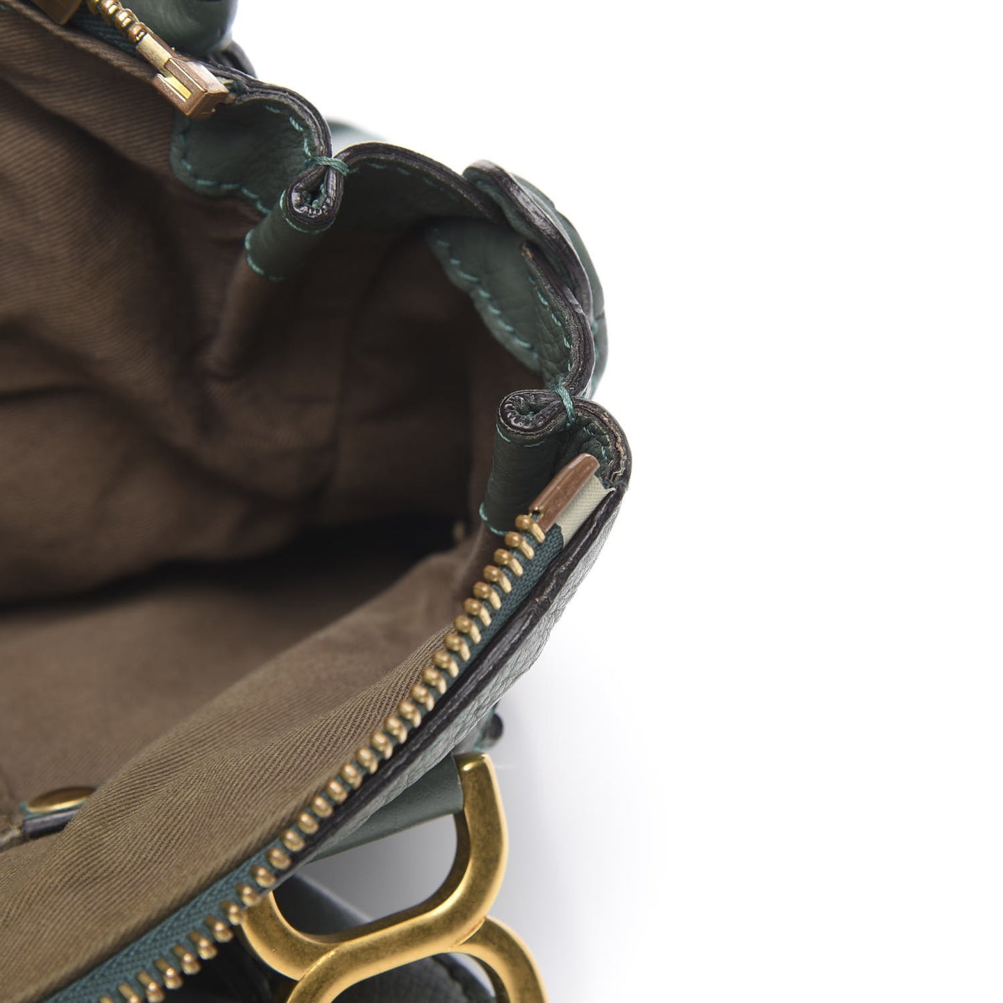 Calfskin Medium Marcie Satchel Eucalyptus