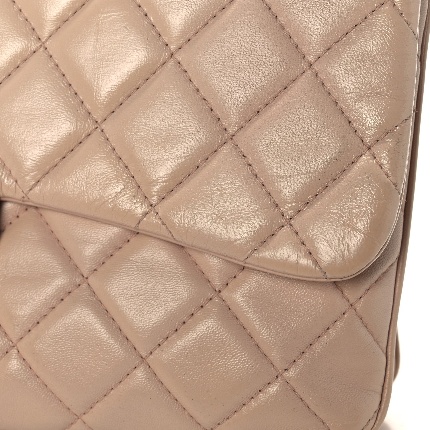 Chanel Lambskin Quilted 3 Jumbo Flap Light Pink 10 of 12