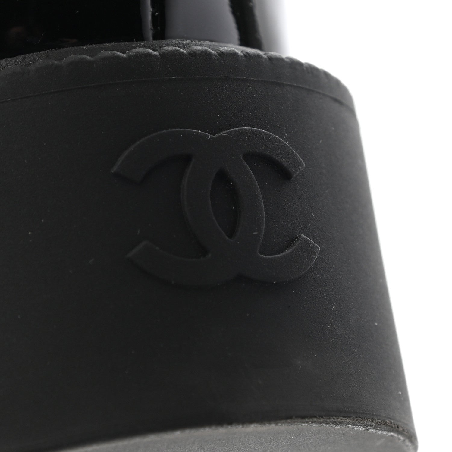 Chanel Nylon Suede Patent Calfskin CC Captoe Lace Up Oxfords 36 White Black 7 of 9