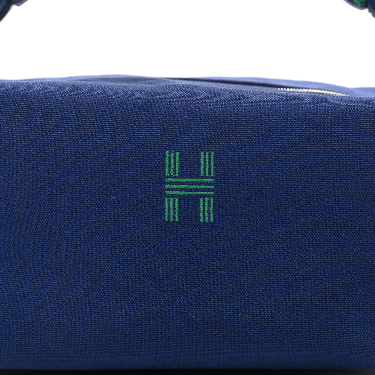 Hermes Canvas Small Bride-A-Brac Pouch Marine 7 of 13
