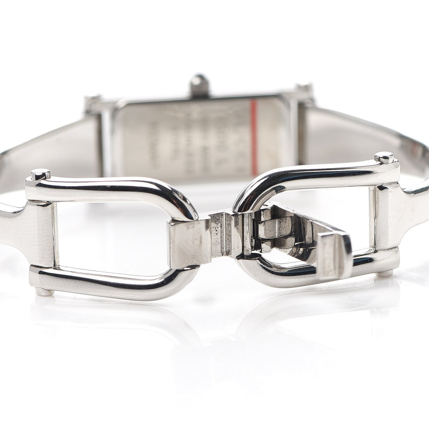 Stainless Steel 12mm 1500L Horsebit Quartz Watch Black
