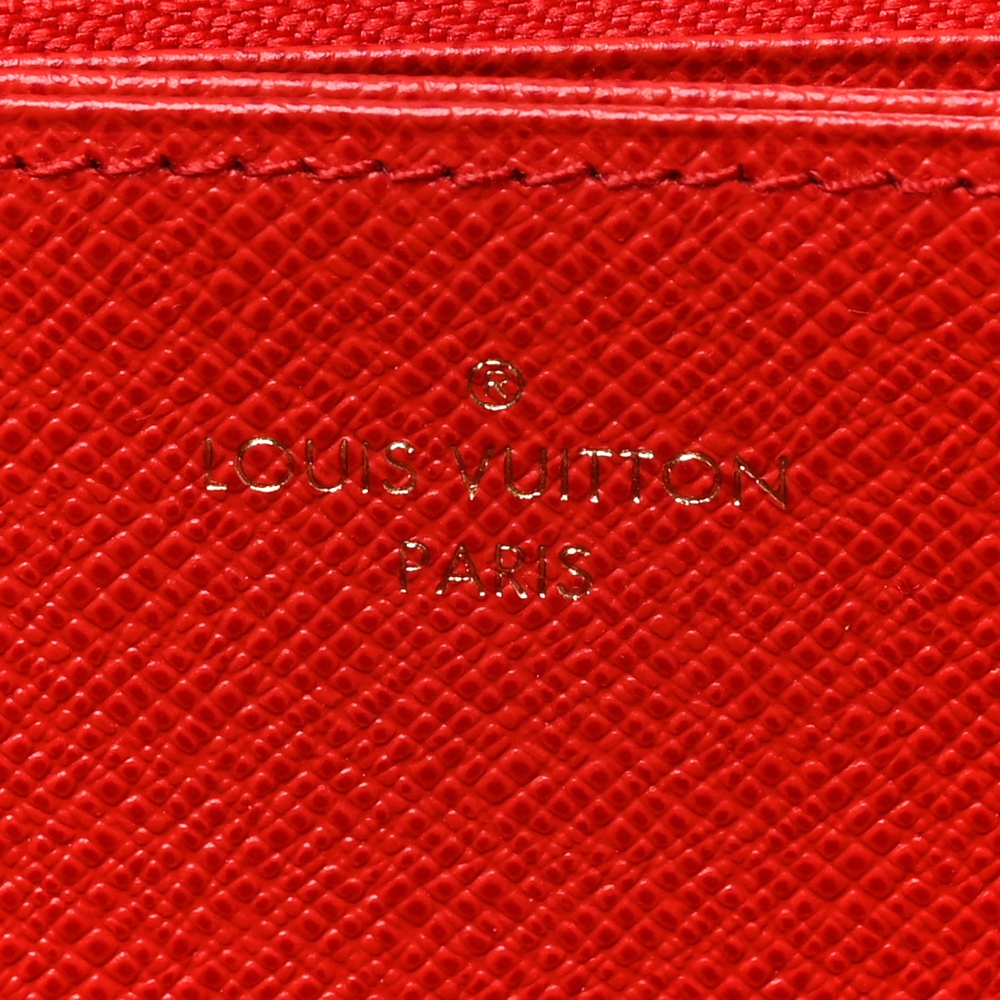 Monogram Zippy Wallet Coquelicot