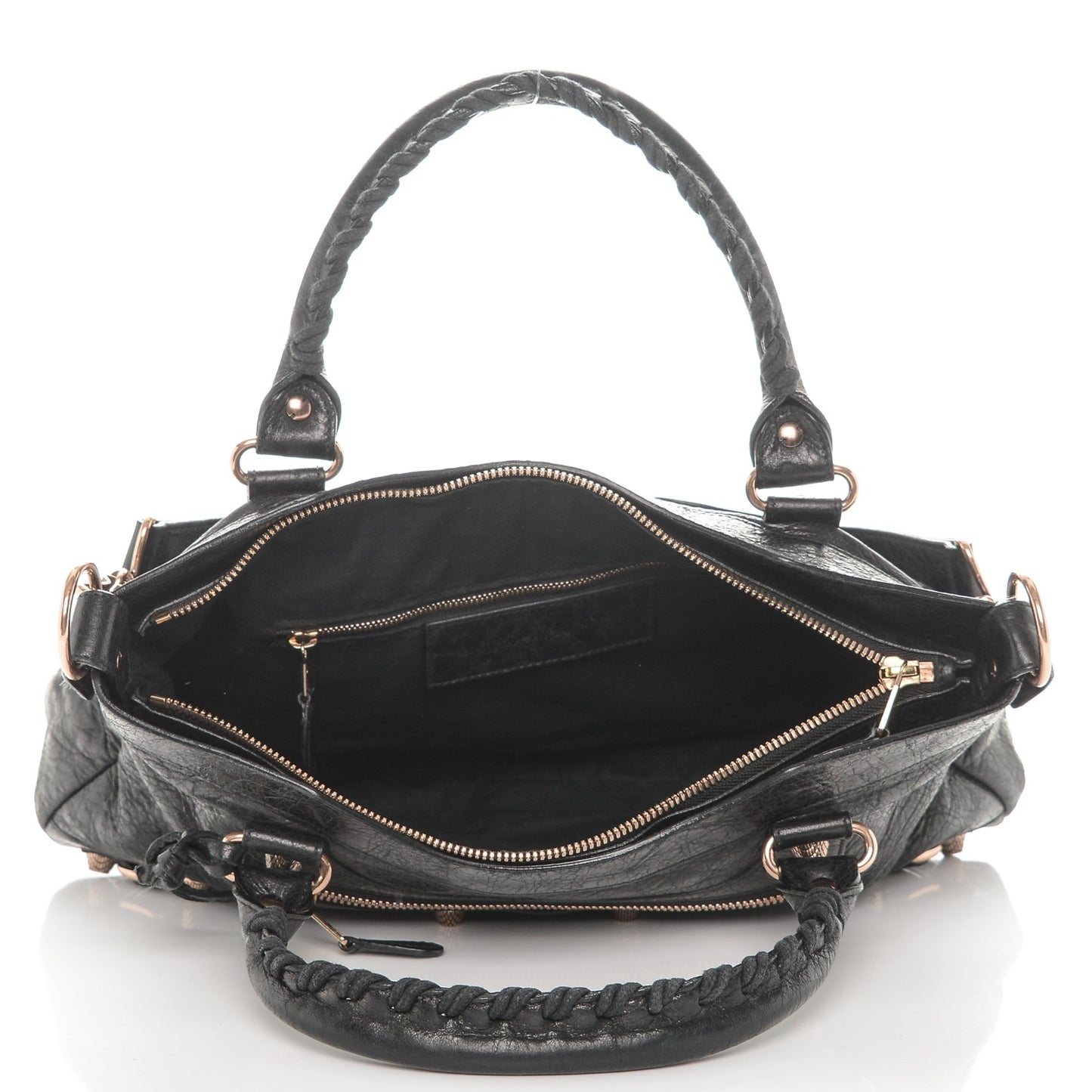 Agneau Giant 12 Rose Gold Hardware First Black