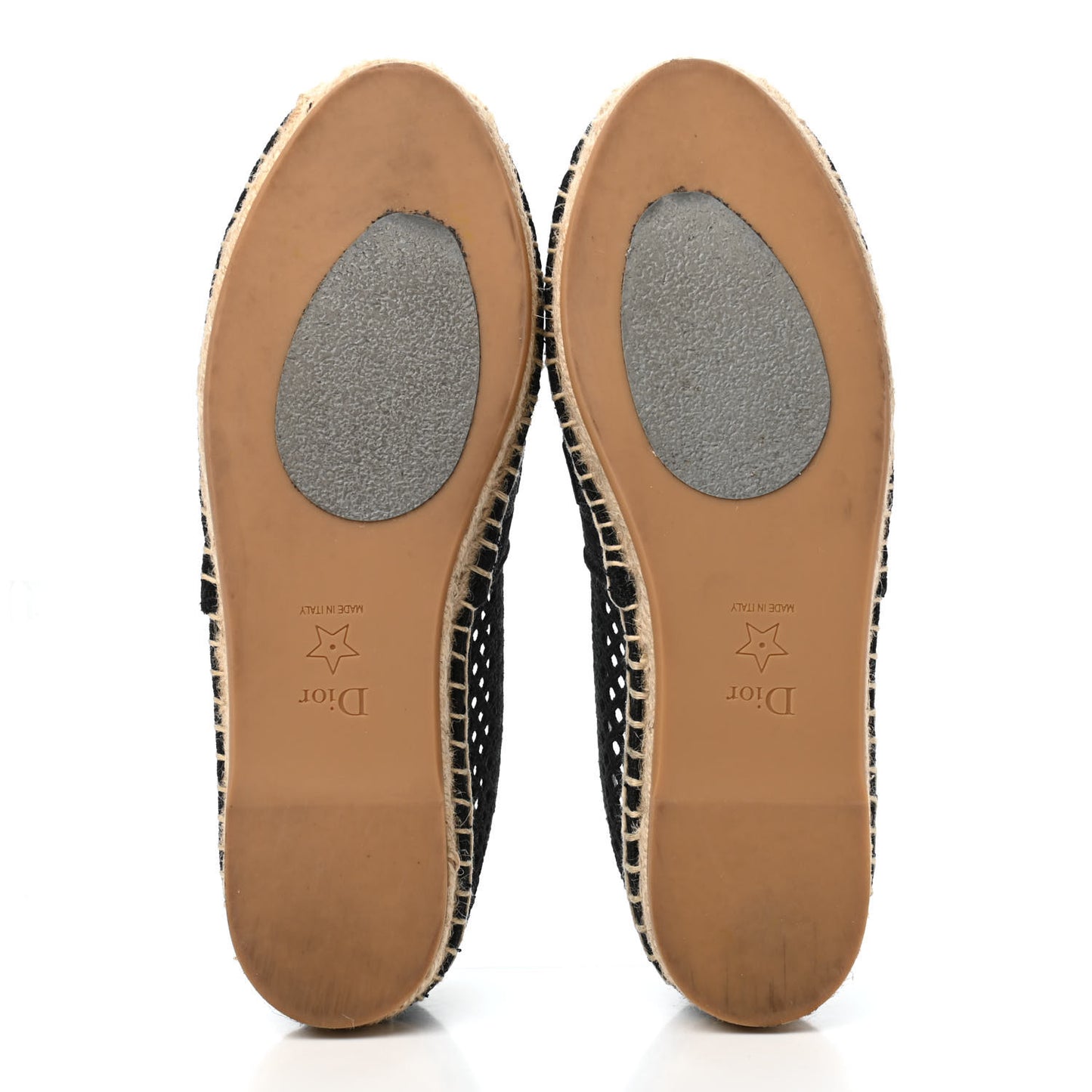 Canvas Embroidered Perforated Granville Espadrille 36 Black