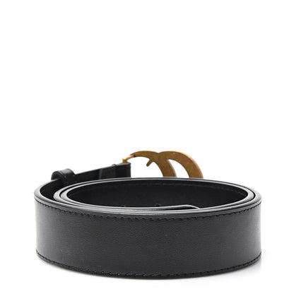 Gucci Calfskin Double G 40mm Belt 85 34 Black 2 of 6