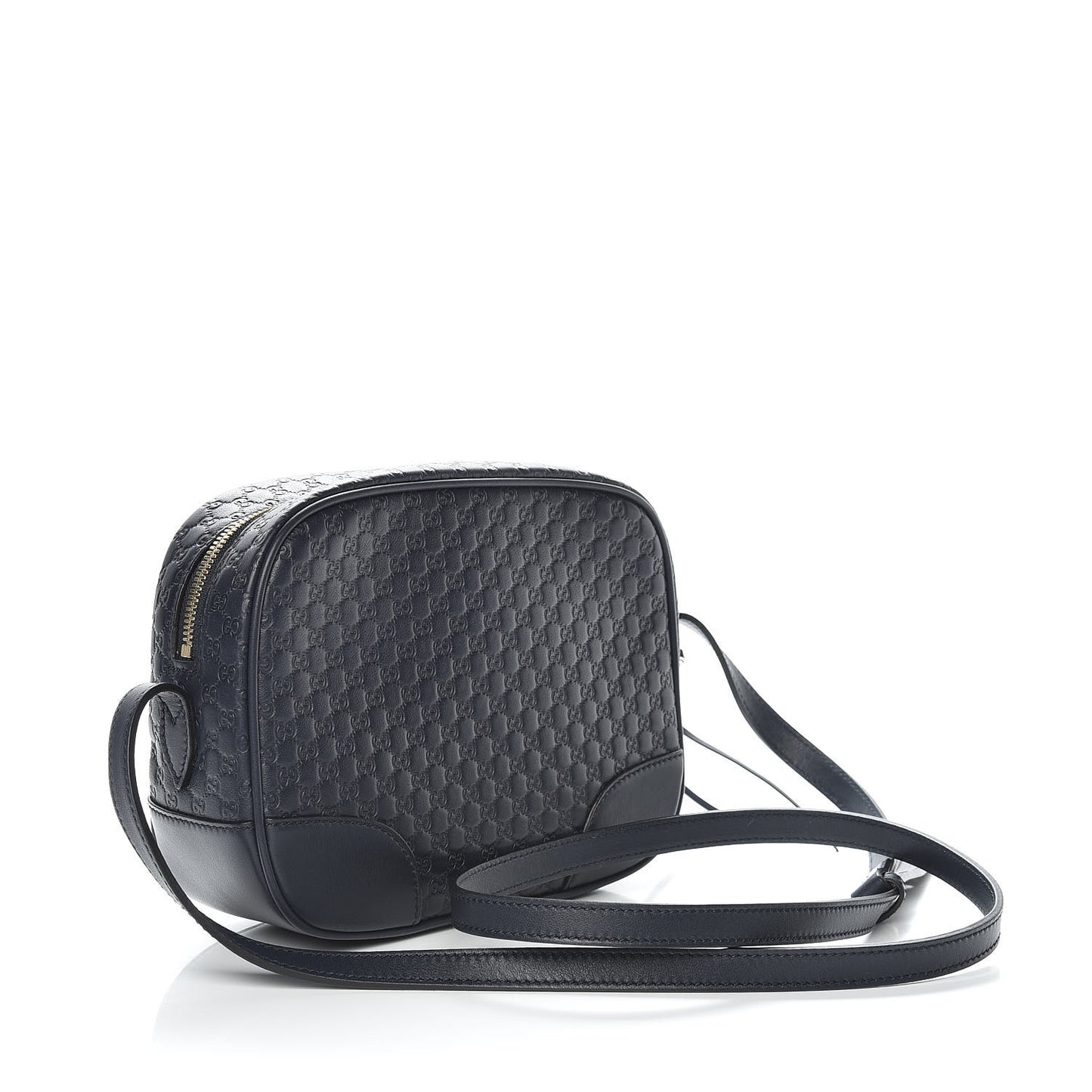 Soft Microguccissima Mini Bree Messenger Bag Blue