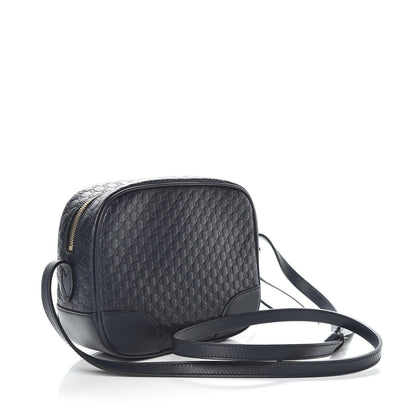 Gucci Soft Microguccissima Mini Bree Messenger Bag Blue 3 of 10