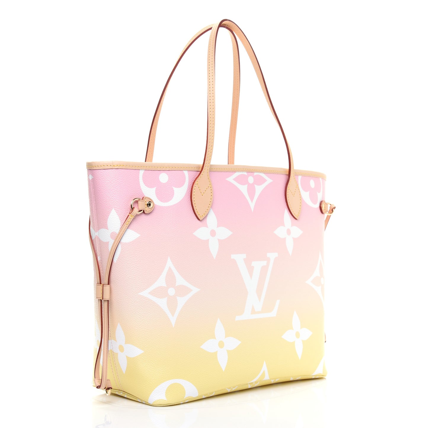 Monogram Giant By The Pool Neverfull MM Light Pink