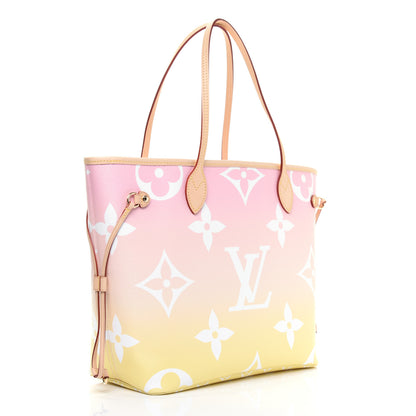 Louis Vuitton Monogram Giant By The Pool Neverfull MM Light Pink 3 of 11