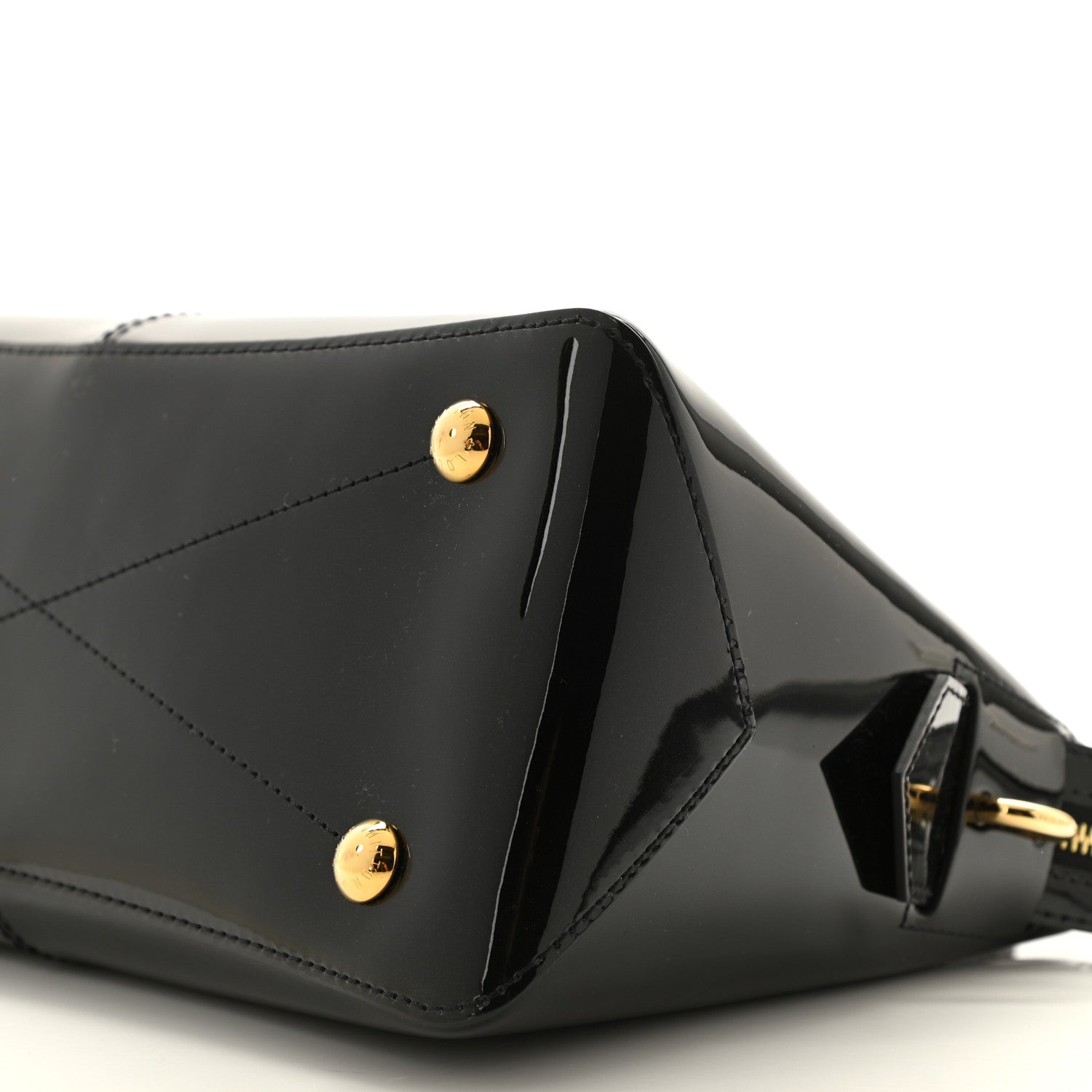 Louis Vuitton Patent Calfskin Miroir Tote Black 9 of 9