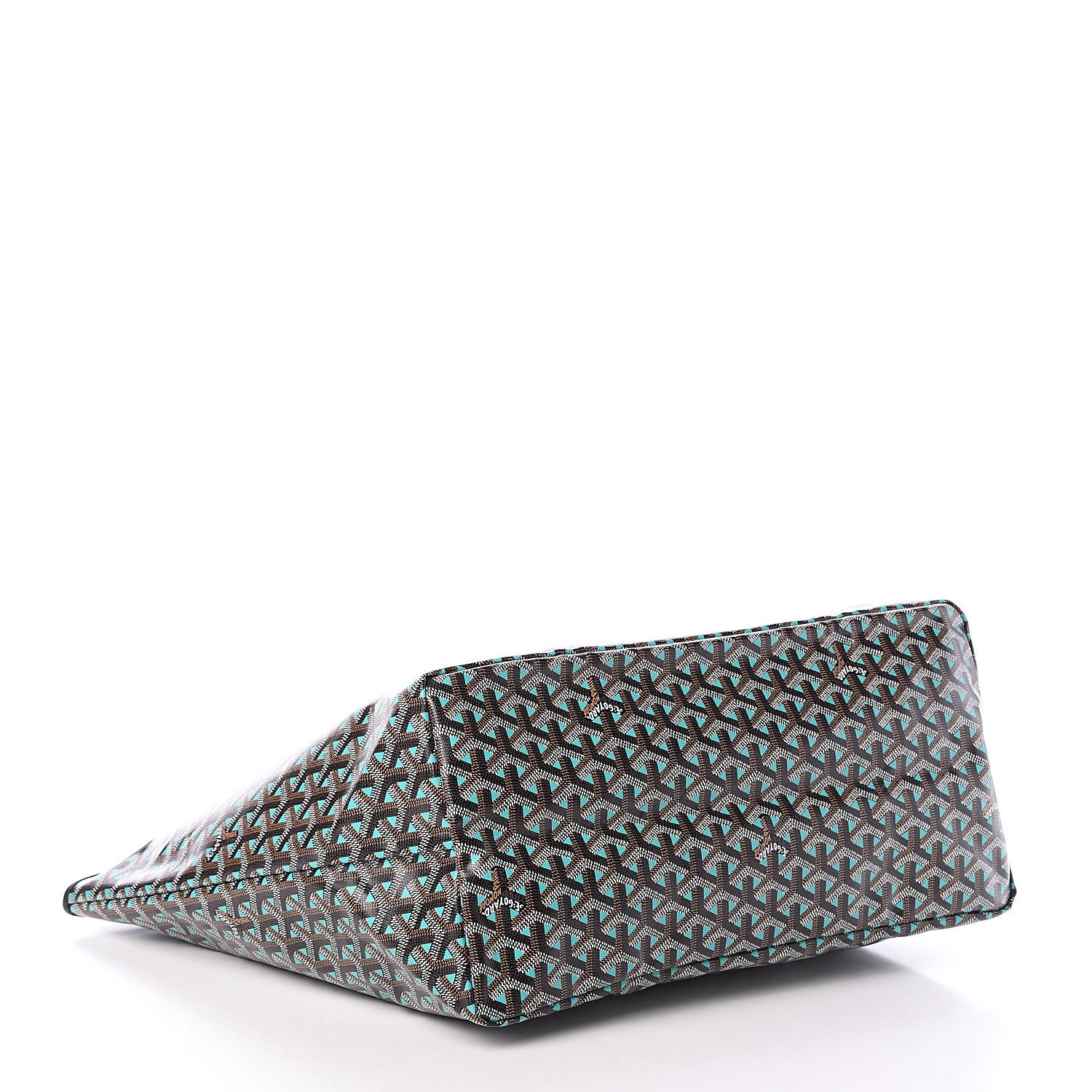 Goyard Goyardine Saint Louis Claire Voie GM Black Blue 3 of 8