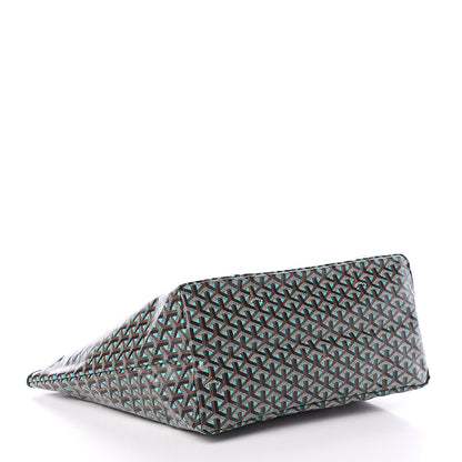 Goyard Goyardine Saint Louis Claire Voie GM Black Blue 3 of 8