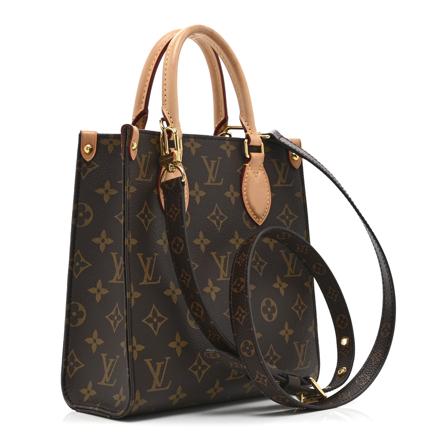 Louis Vuitton Monogram Sac Plat BB 3 of 9