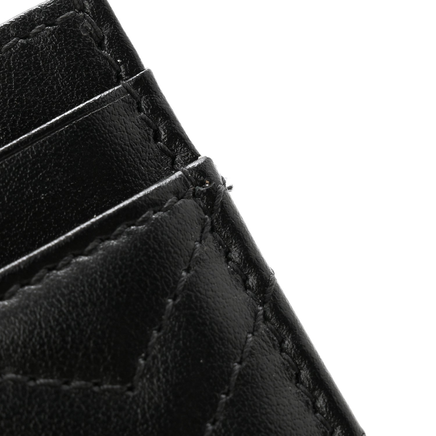 Gucci Calfskin Matelasse GG Marmont Card Holder Black 7 of 9
